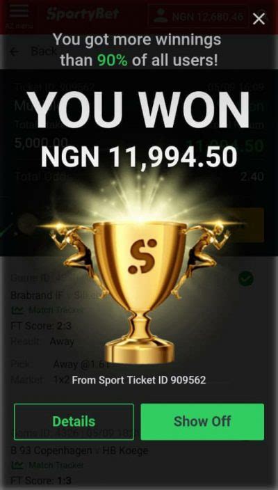 sportybet winning ticket today